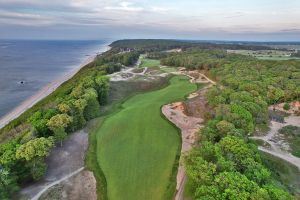 Friars Head 16th Sunset Aerial